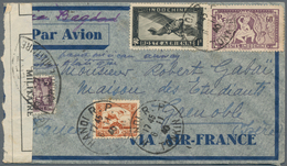 Französisch-Indochina: 1940, 5 C Lilac, 30 C Orange-brown And 60 C Violet Definitives, Together 1 P - Lettres & Documents