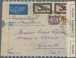 Französisch-Indochina: 1940, 5 C Lilac And 30 C Orange-brown Definitives, Together With 60 C Violet - Briefe U. Dokumente