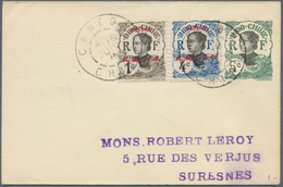 Französisch-Indochina - Postämter In Südchina: Canton, 1906, Indochina Envelope 5 C. Uprated 1 C., 4 - Sonstige & Ohne Zuordnung