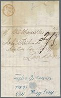 Hongkong: 1853, Entire Folded Letter With October 26 Dateline And Faint HK Dater Of 26 Oct. 1853 (Ya - Autres & Non Classés