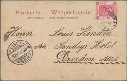 Hongkong: 1902/06: KEVII 10 C. (pair) Tied "REGISTERED (HONG) KONG AU 26 06" To Reg. Cover To Hambur - Other & Unclassified