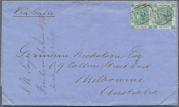 Hongkong - Treaty Ports: Foochow, 1874, "FOOCHOWFOO A JU 6 74" On Reverse Of Entired Folded Letter W - Sonstige & Ohne Zuordnung