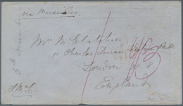 Hongkong - Treaty Ports: Shanghai, 1864: Stampless Envelope With Contents Dated "The Rev. Thomas M'C - Autres & Non Classés