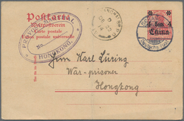 Hongkong - Besonderheiten: 1914, Violet Oval "PROVOST MARSHAL / HONG KONG" Censor Mark On Incoming S - Altri & Non Classificati