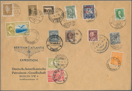 Indien - Flugpost: 1932 BERTRAM ATLANTIS Experimental Flight Cover From Germany To Australia With Ju - Luftpost