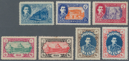 Iran: 1949-50, 1933-34, Shah Mohammed Reza Pahlevi Complete Set Of 16 Values Mint Hinged, Few Stamps - Iran