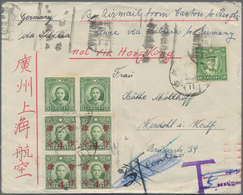 Japanische Besetzung  WK II - China - Zentralchina / Central China: 1941, SYS 4 C./5 C. (4) W. SYS 5 - 1943-45 Shanghai & Nanking