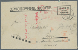 Lagerpost Tsingtau: Ninoshima, 1919, Envelope Used "Ujina 8.10.28" (Oct. 28, 1919) To Landgraf/Tokyo - Chine (bureaux)