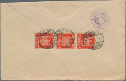 Korea: Incoming Mail, Germany, 1921/25, Four Covers: 1921 To Gensan/Wonsan W. "10.12.25" Arrival; An - Corée (...-1945)