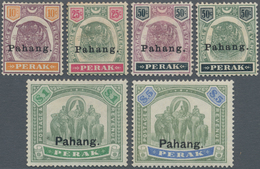 Malaiische Staaten - Pahang: 1898-99, PAHANG Set Of Six Values Up To $5 Green And Ultramarine, All M - Pahang