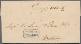 Niederländisch-Indien: 1831, Entire Letter With Boxed "SALATIGA ONGEFRANKEERD" Addressed To Batavia, - Indes Néerlandaises