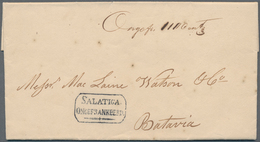 Niederländisch-Indien: 1831, Entire Letter With Boxed "SALATIGA ONGEFRANKEERD" Addressed To Batavia, - Nederlands-Indië