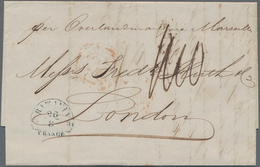Niederländisch-Indien: 1847, Entire Folded Letter Dated "Batavia 28 Augustus 1847" To London, Endors - Niederländisch-Indien