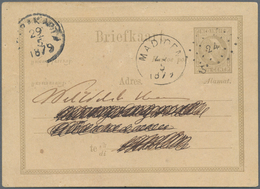 Niederländisch-Indien: 1877, Willem 5c On 12 1/2 C. Canc. Puntstempel "24" With "MADIOEN 28 5 1879" - Indes Néerlandaises