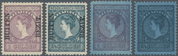 Niederländisch-Indien: 1908/1912, Queen Wilhelmina 1gld. And 2½gld. With Opt. 'BUITEN BEZIT' And Sam - Indes Néerlandaises
