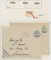 Niederländisch-Indien: 1930 (ca.), Envelopes 12 1/2 Ct./20 Ct. Green With Surcharge Type I Unused Mi - Indes Néerlandaises