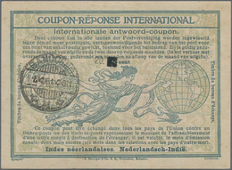 Niederländisch-Indien: 1931, International Reply Coupon IRC, 20 C./30 C. Black Ovpt. Canc. "BANDOENG - Nederlands-Indië