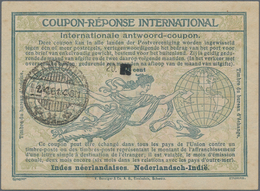 Niederländisch-Indien: 1931, International Reply Coupon IRC, 20 C./30 C. Black Ovpt. Canc. "BANDOENG - Netherlands Indies