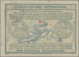 Niederländisch-Indien: 1934, International Reply Coupon IRC, 20 C./30 C. Manual In Red Canc. "PEMATA - Indes Néerlandaises