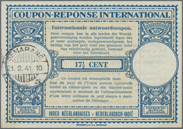 Niederländisch-Indien: 1940, International Reply Coupon IRC, 17 1/2 C. Canc. "SEMARANG 21.2.41". - Niederländisch-Indien