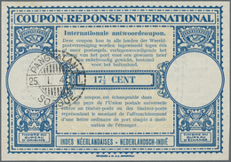 Niederländisch-Indien: 1940, International Reply Coupon IRC, 17 1/2 C. Canc. "PANGALAN-SOESOE 25.1.4 - Nederlands-Indië