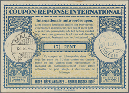 Niederländisch-Indien: 1940, International Reply Coupon IRC, 17 1/2 C. Canc. "MALANG 12.9.40" And Co - Indes Néerlandaises