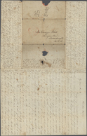 Nordborneo: 1837 (ca.): MISSIONARY Letter From Martha P. Robbins, Sambas, Borneo To Mrs. E. Bliss, L - Bornéo Du Nord (...-1963)