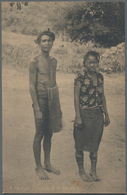 Nordborneo: 1900's: Four Different Picture Postcards Depicting Dyak Women (2), Dyak Couple And Murut - Bornéo Du Nord (...-1963)