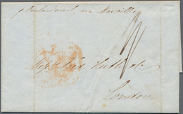 Singapur: 1844, TRANSIT MAIL, Entire Letter From Batavia, Dated May 11th 1844, Forwarded Via Singapo - Singapour (...-1959)