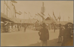 Singapur: 1924 'Malay-Borneo Exhibition': Two Different Photograph Cards Of The Exhibition (Entrance - Singapur (...-1959)