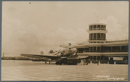 Singapur: 1937: Picture Postcard Showing Photograph Of Singapore Kallang Airport, Used To BELGIUM, F - Singapore (...-1959)