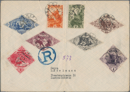 Tannu-Tuwa: 1934, Imperforated: "registered" Inscription Complete Set Tied "KiZIL 12 9 34" To Regist - Touva
