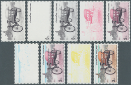 Thailand: 1997. Progressive Proof (8 Phases) For The Second 3b Value Of The Letter Writing Week Set - Thaïlande