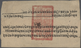 Tibet: 1882 "The AMBAN In Lhasa": Folded Cover Sent By The Amban, The Representive Of The Chinese Em - Andere-Azië