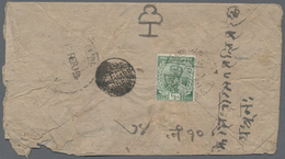 Tibet: 1919/36, India P.o. In Tibet, Covers (5) All To Nepal With "Siliguri Base Office 4 FE 19", Ot - Sonstige - Asien