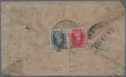 Tibet: 1942/47, India P.o. In Tibet, Three Covers To Nepal: 1 A., 3 P. Tied "PHARIJONG 15 FEB 42"; 1 - Asia (Other)