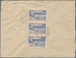 Vietnam-Nord (1945-1975): 1956. Decorative Surface Letter With A Multiple Franking Of Michel Nr. 50C - Vietnam