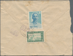 Vietnam-Nord (1945-1975): 1957. Decorative Air Mail Letter Of The Second Weight Level (300D Basic Ta - Viêt-Nam