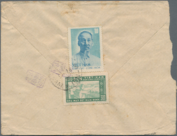 Vietnam-Nord (1945-1975): 1957. Decorative Air Mail Letter Of The Second Weight Level (300D Basic Ta - Vietnam