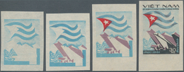 Vietnam, Soz. Republik (ab 1975): 1982. Four Phase Prints Of Michel Nr. 1254 ÷ 1982. Vier Phasendruc - Vietnam