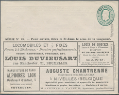 Thematik: Anzeigenganzsachen / Advertising Postal Stationery: 1876, Belgium. Advertisment Cover 10c - Zonder Classificatie