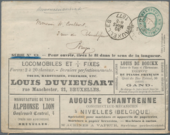 Thematik: Anzeigenganzsachen / Advertising Postal Stationery: 1877, Belgium. Advertisment Cover 10c - Unclassified