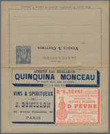 Thematik: Anzeigenganzsachen / Advertising Postal Stationery: 1890 (approx.), France. Advertising Le - Zonder Classificatie