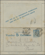 Thematik: Anzeigenganzsachen / Advertising Postal Stationery: 1894, France. Advertising Letter Card - Zonder Classificatie