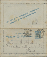 Thematik: Anzeigenganzsachen / Advertising Postal Stationery: 1894, France. Advertising Letter Card - Non Classés