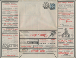 Thematik: Anzeigenganzsachen / Advertising Postal Stationery: 1897, France. Advertisment Folded Lett - Zonder Classificatie