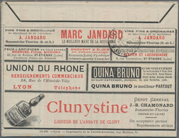 Thematik: Anzeigenganzsachen / Advertising Postal Stationery: 1898, France. Advertisment Folded Lett - Non Classés