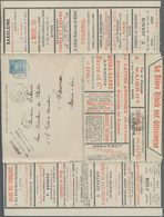 Thematik: Anzeigenganzsachen / Advertising Postal Stationery: 1900, France. Advertisment Folded Lett - Ohne Zuordnung