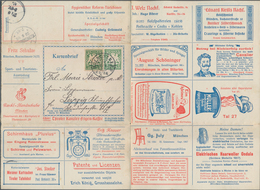 Thematik: Anzeigenganzsachen / Advertising Postal Stationery: 1908, Bayern, 5 Pf Wappen Privat-Anzei - Unclassified