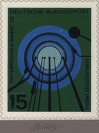 Thematik: Atom / Atom: 1964, Bund, Nicht Angenommener Künstlerentwurf (20x17) Von Prof. H.Schillinge - Atomenergie